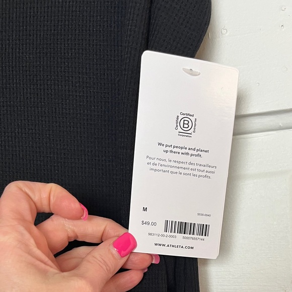 NWT Athleta wind down sleep top - Picture 2 of 3